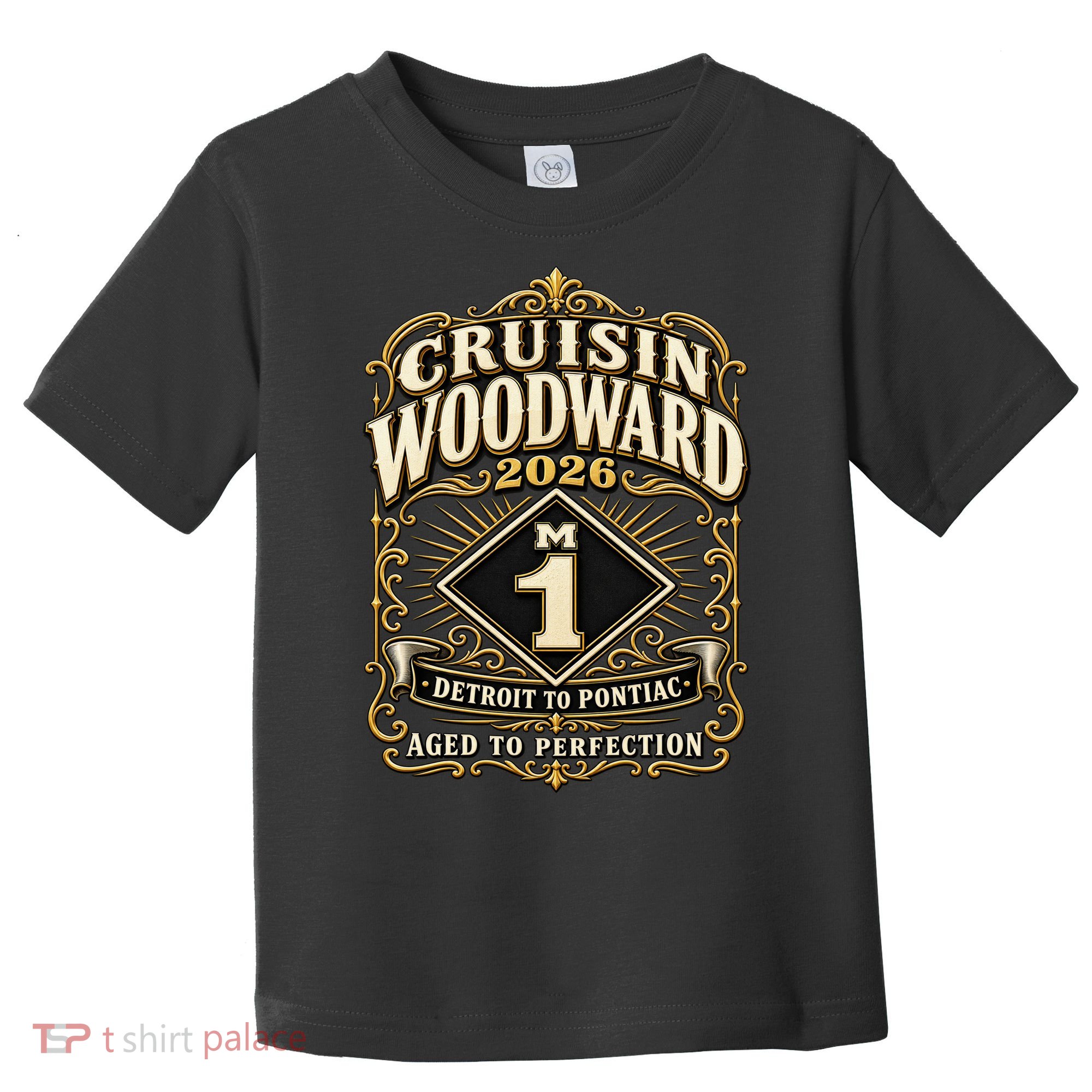 Aged To Perfection 2026 Woodward M1 Car Cruise Toddler T-Shirt