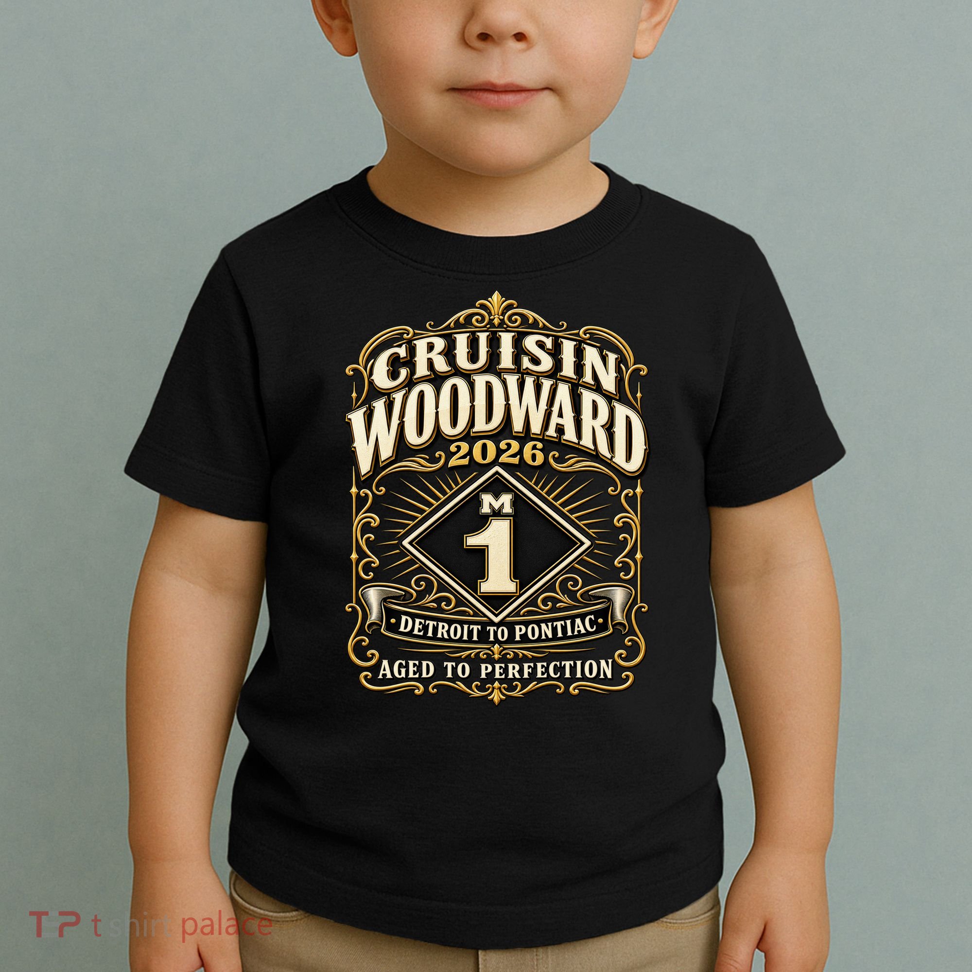 Aged To Perfection 2026 Woodward M1 Car Cruise Toddler T-Shirt