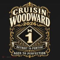 Aged To Perfection 2026 Woodward M1 Car Cruise Toddler T-Shirt thumb 4