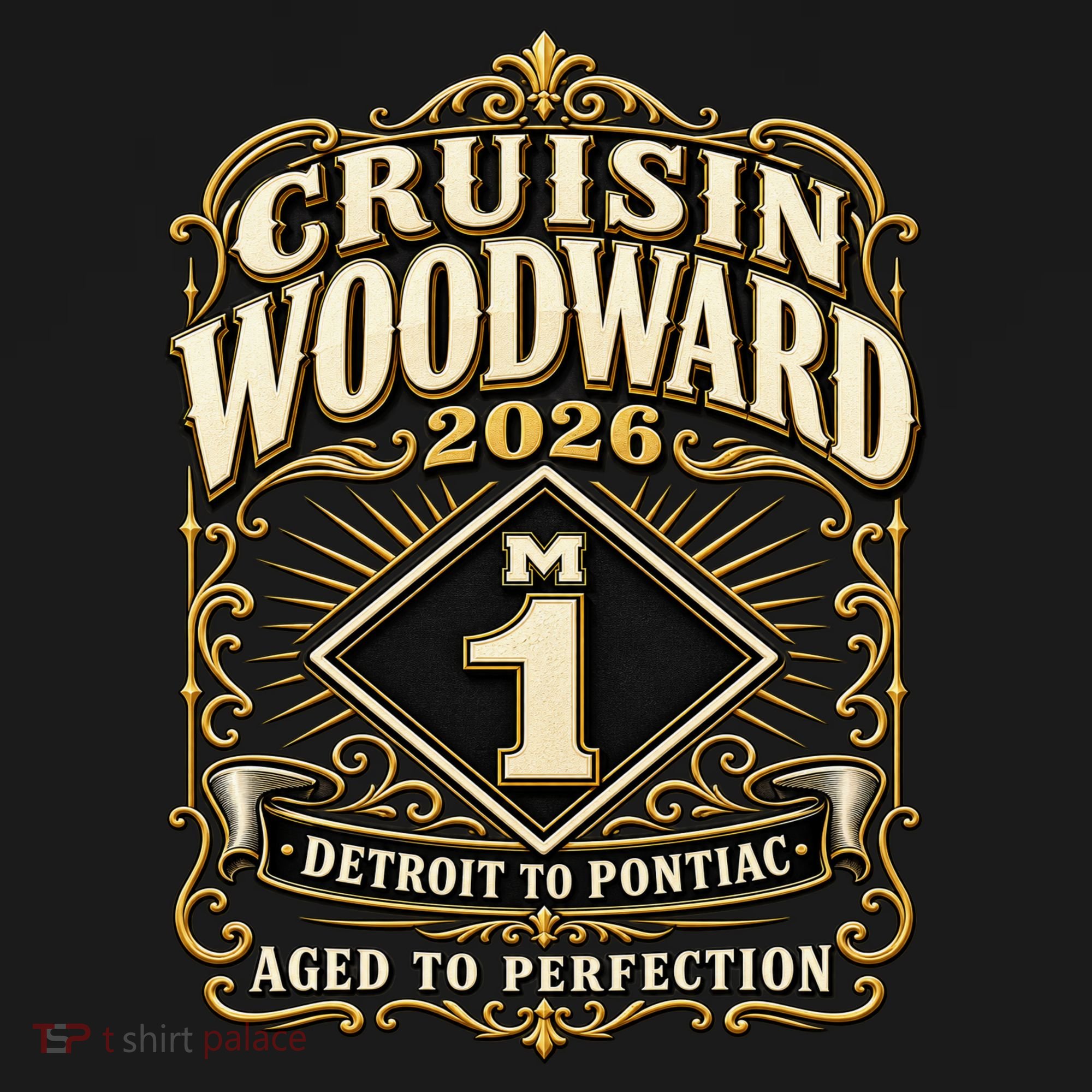 Aged To Perfection 2026 Woodward M1 Car Cruise Kids Hoodie
