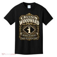 Aged To Perfection 2026 Woodward M1 Car Cruise Kids T-Shirt thumb 0