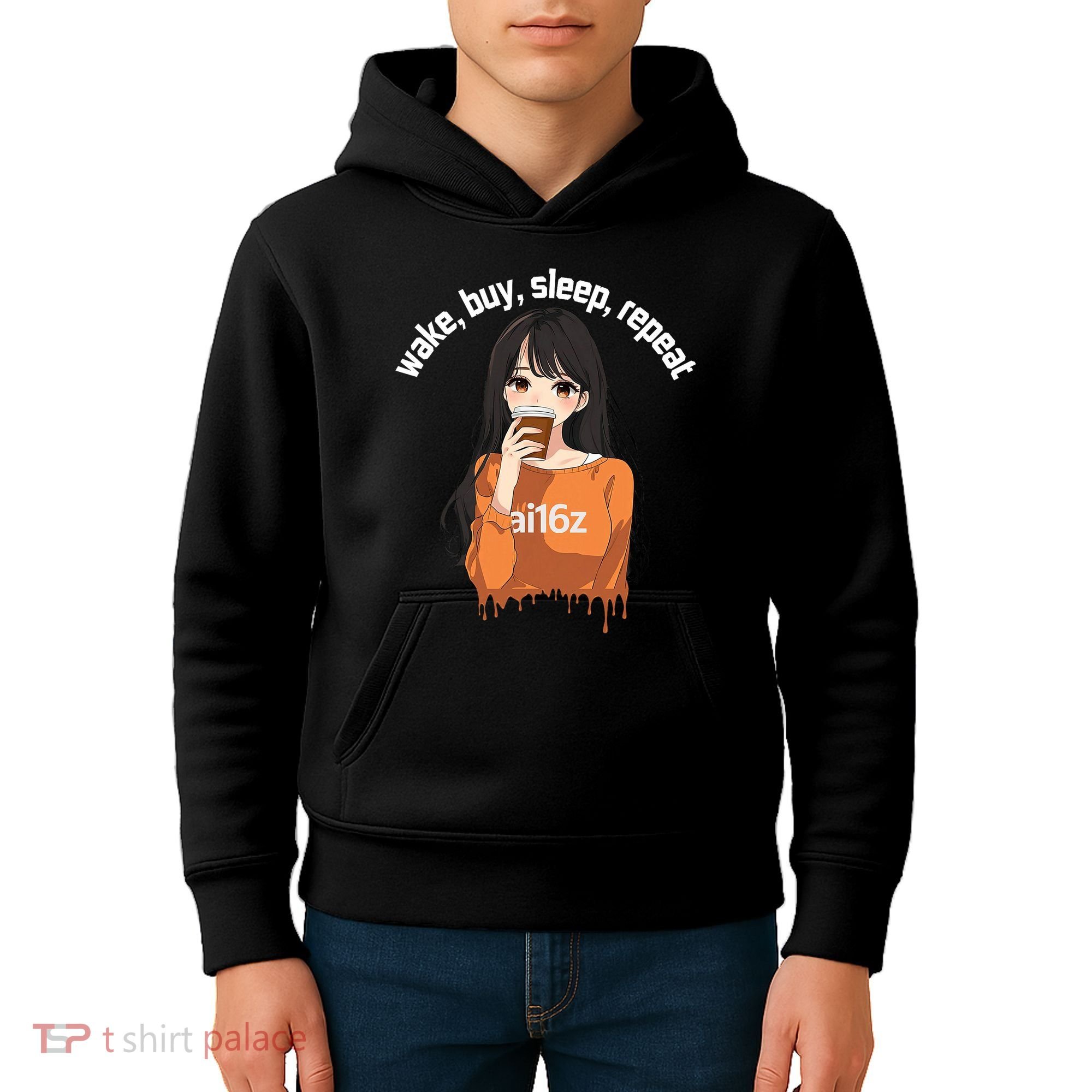 Ai16z The Pioneering Aidao Ai Agent Kids Hoodie