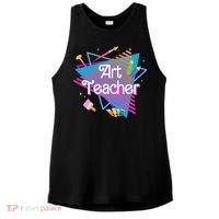 Art Teacher Retro Gift Ladies PosiCharge Tri-Blend Wicking Tank thumb 0
