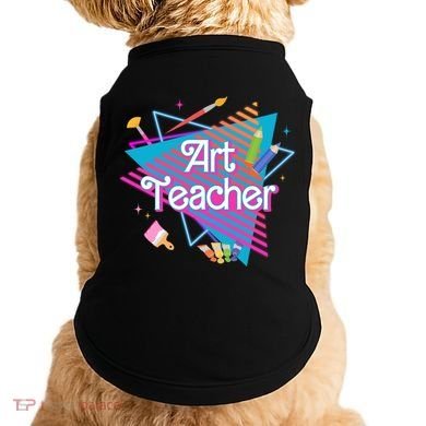 Art Teacher Retro Gift Doggie Tank