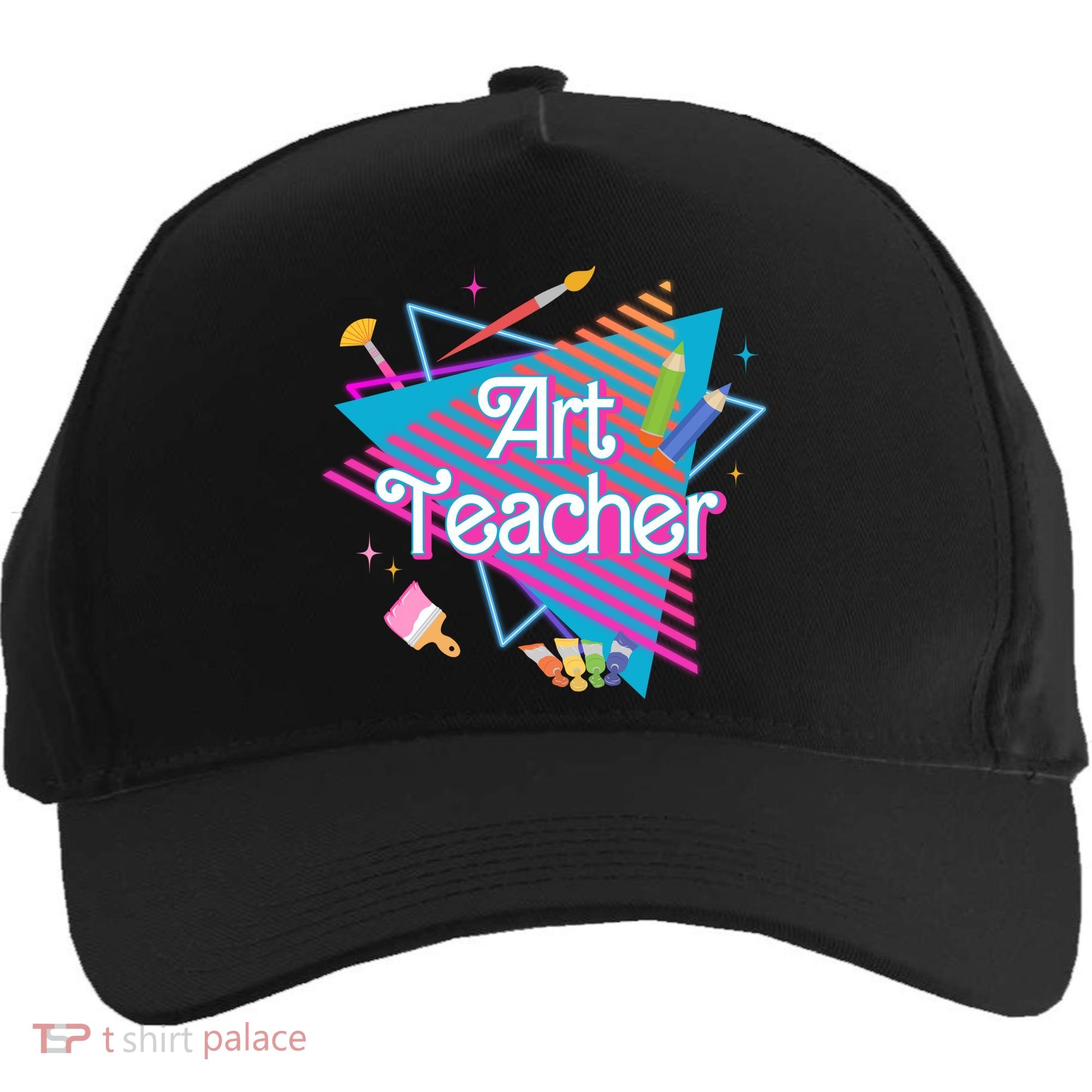 Art Teacher Retro Gift Five-Panel Snapback Cap