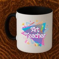 Art Teacher Retro Gift Coffee Mug thumb 2