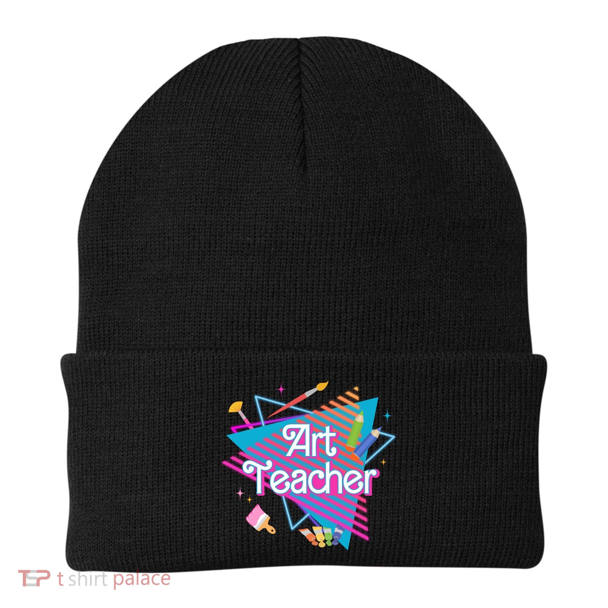 Art Teacher Retro Gift Beanie