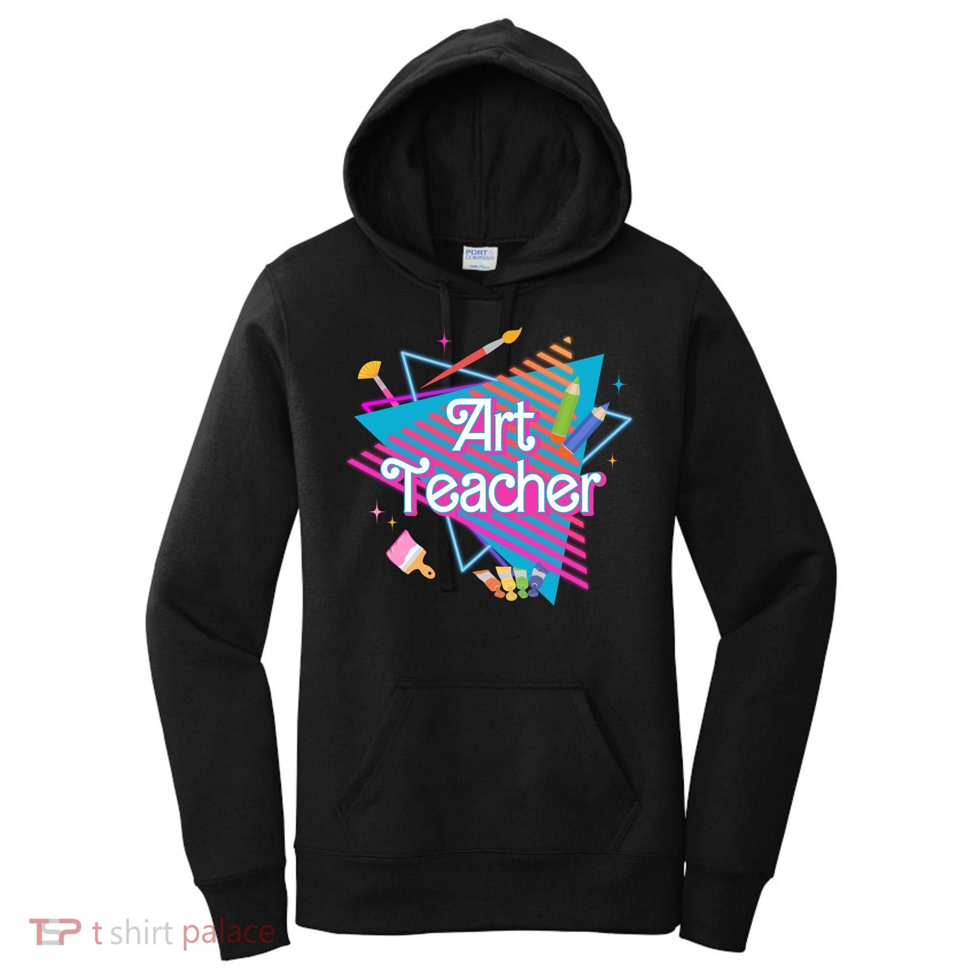 Art Teacher Retro Gift Women's Hoodie