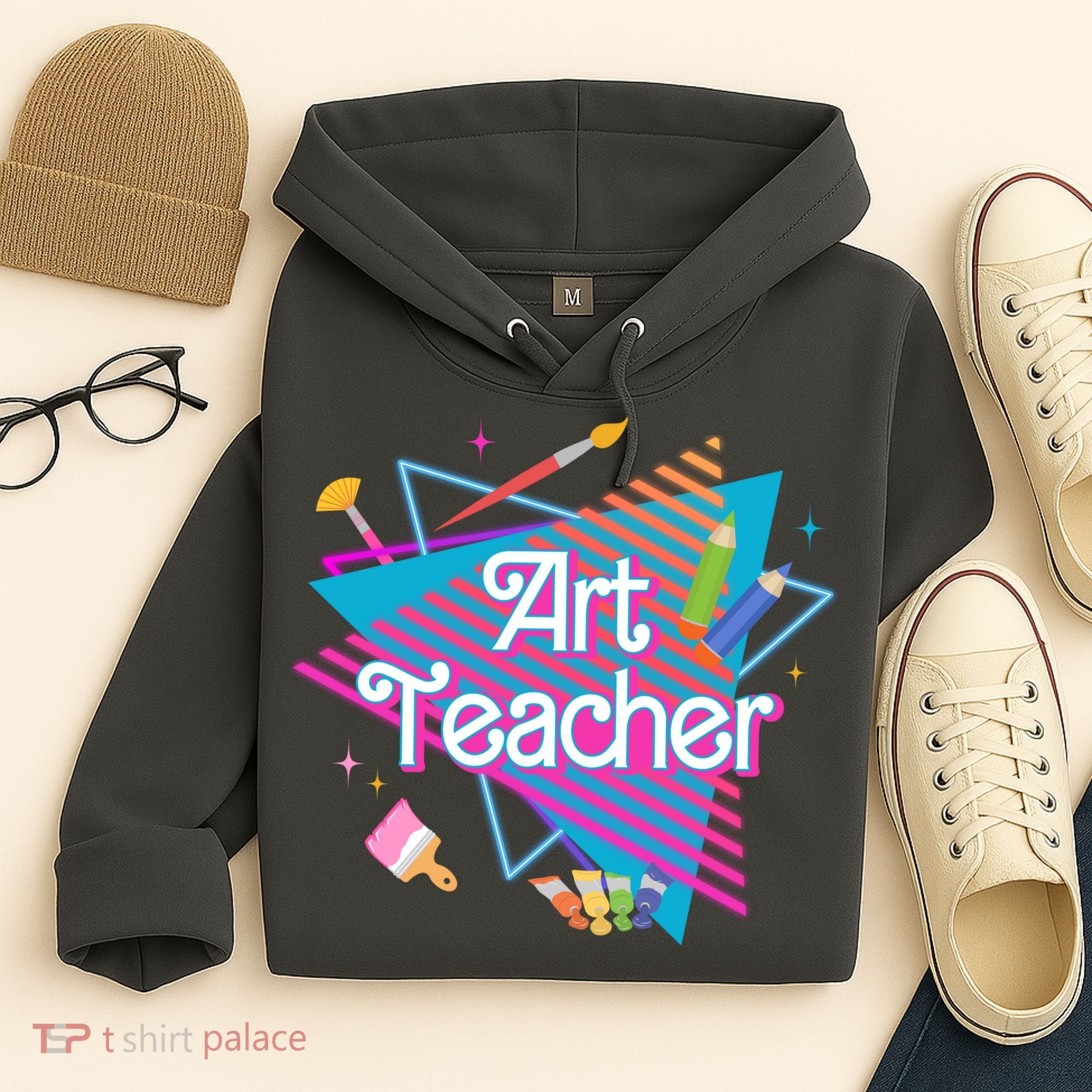 Art Teacher Retro Gift Hoodie