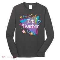 Art Teacher Retro Gift Long Sleeve Shirt thumb 0