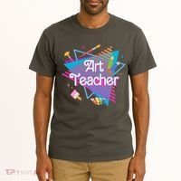 Art Teacher Retro Gift Tall T-Shirt thumb 2