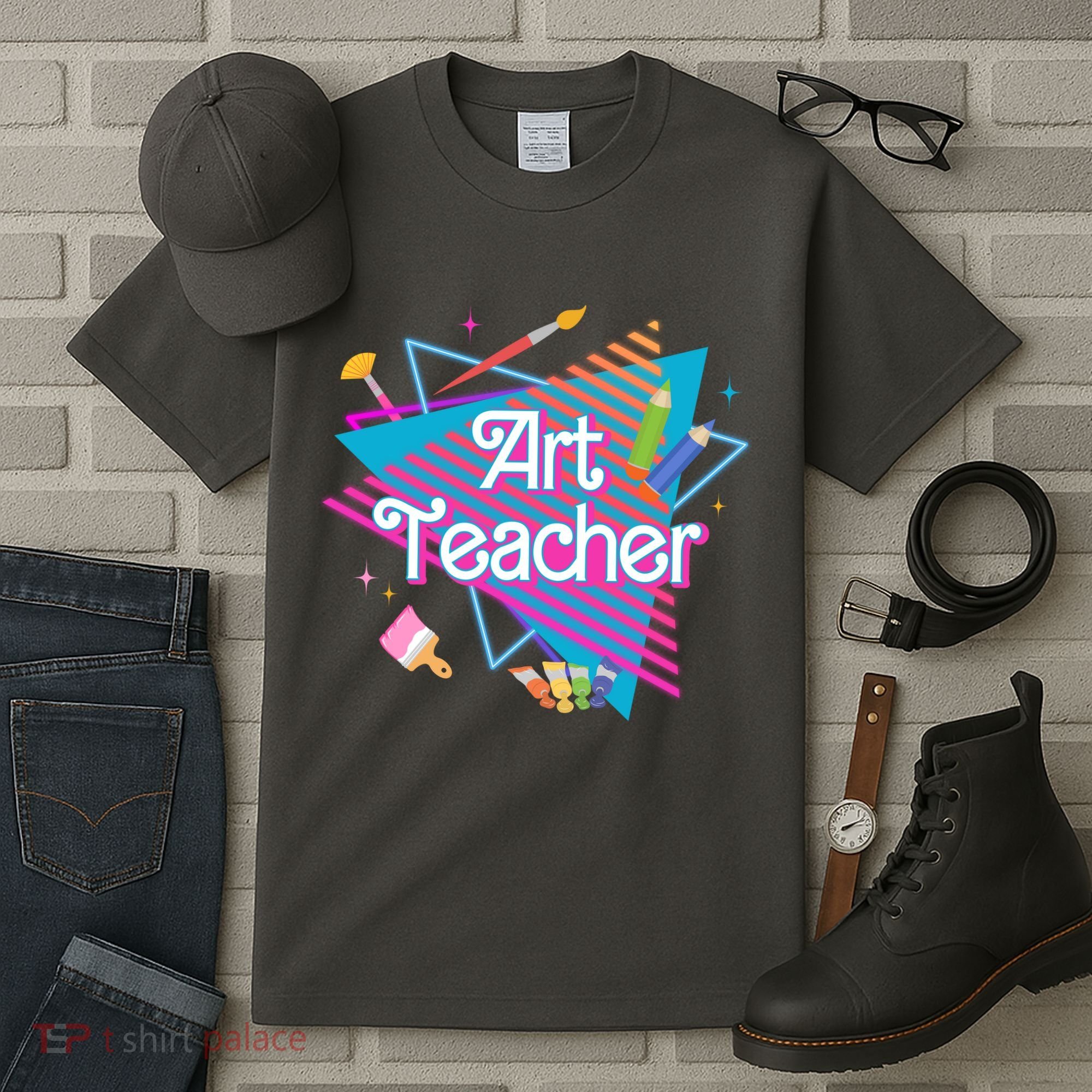 Art Teacher Retro Gift Tall T-Shirt