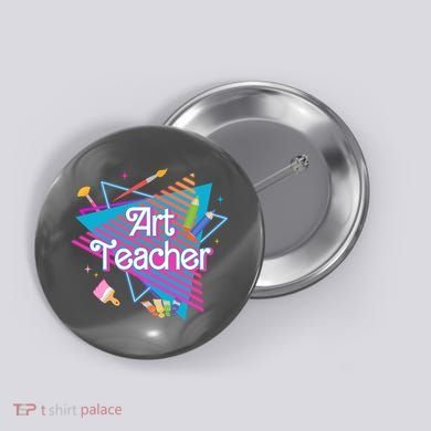 Art Teacher Retro Gift Button