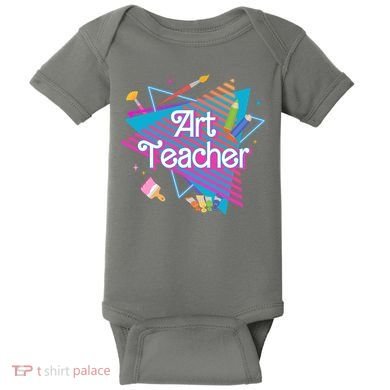 Art Teacher Retro Gift Baby Bodysuit