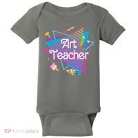 Art Teacher Retro Gift Baby Bodysuit thumb 0