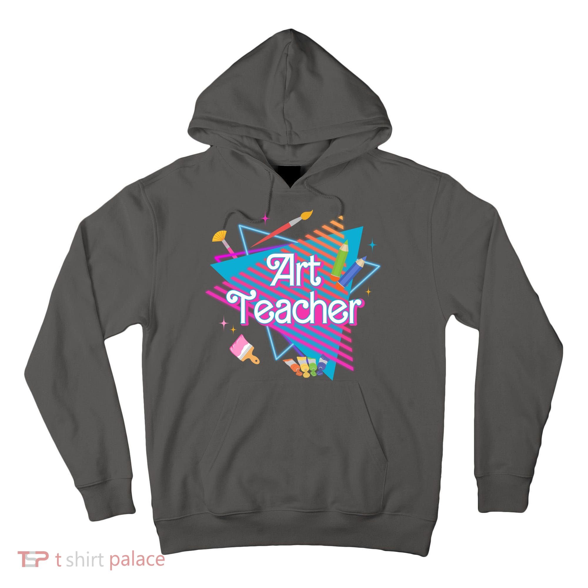 Art Teacher Retro Gift Tall Hoodie