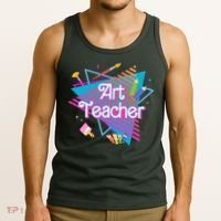 Art Teacher Retro Gift Tank Top thumb 3