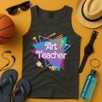 Art Teacher Retro Gift Tank Top thumb 4