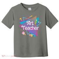 Art Teacher Retro Gift Toddler T-Shirt thumb 0