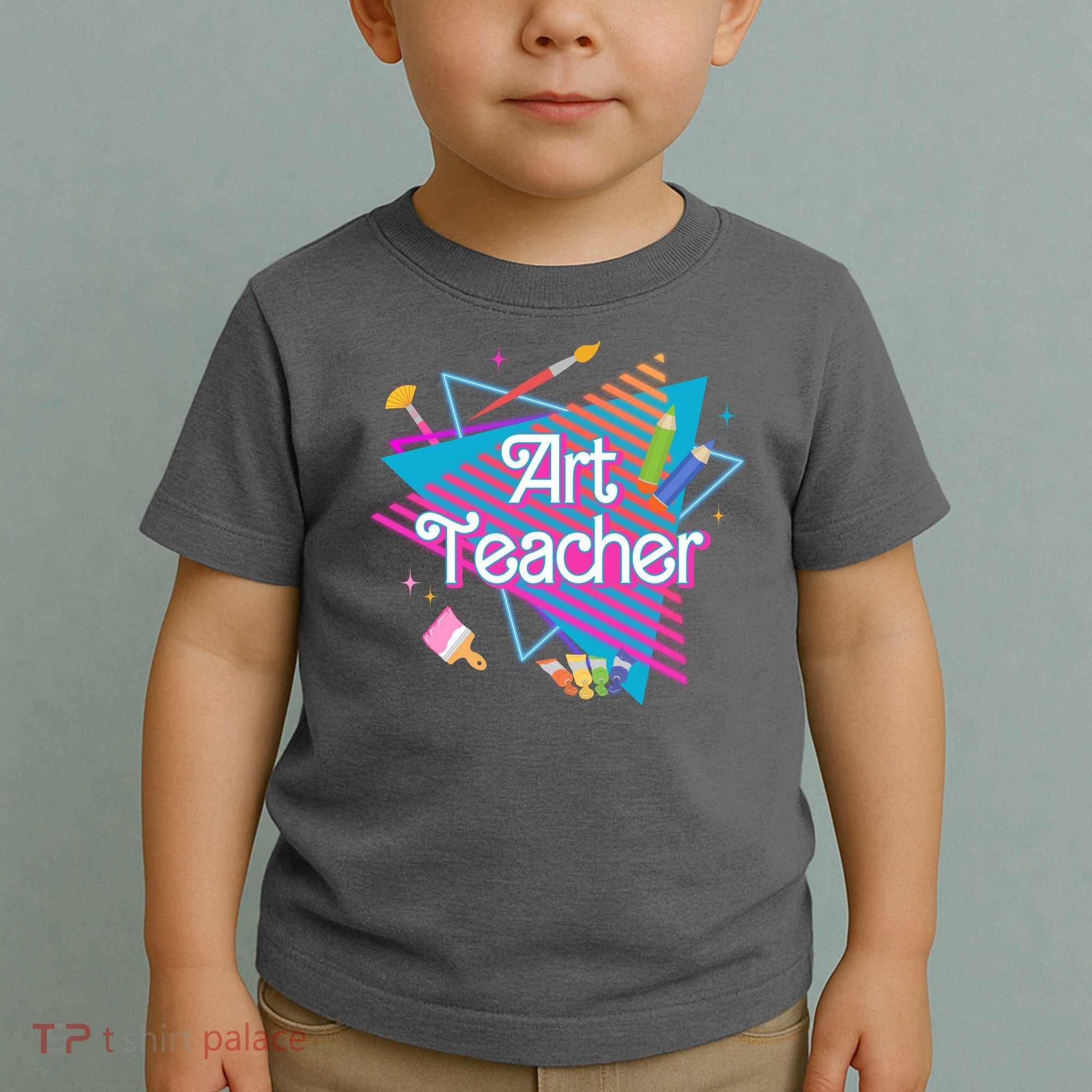 Art Teacher Retro Gift Toddler T-Shirt