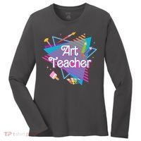 Art Teacher Retro Gift Women's Long Sleeve Shirt thumb 0