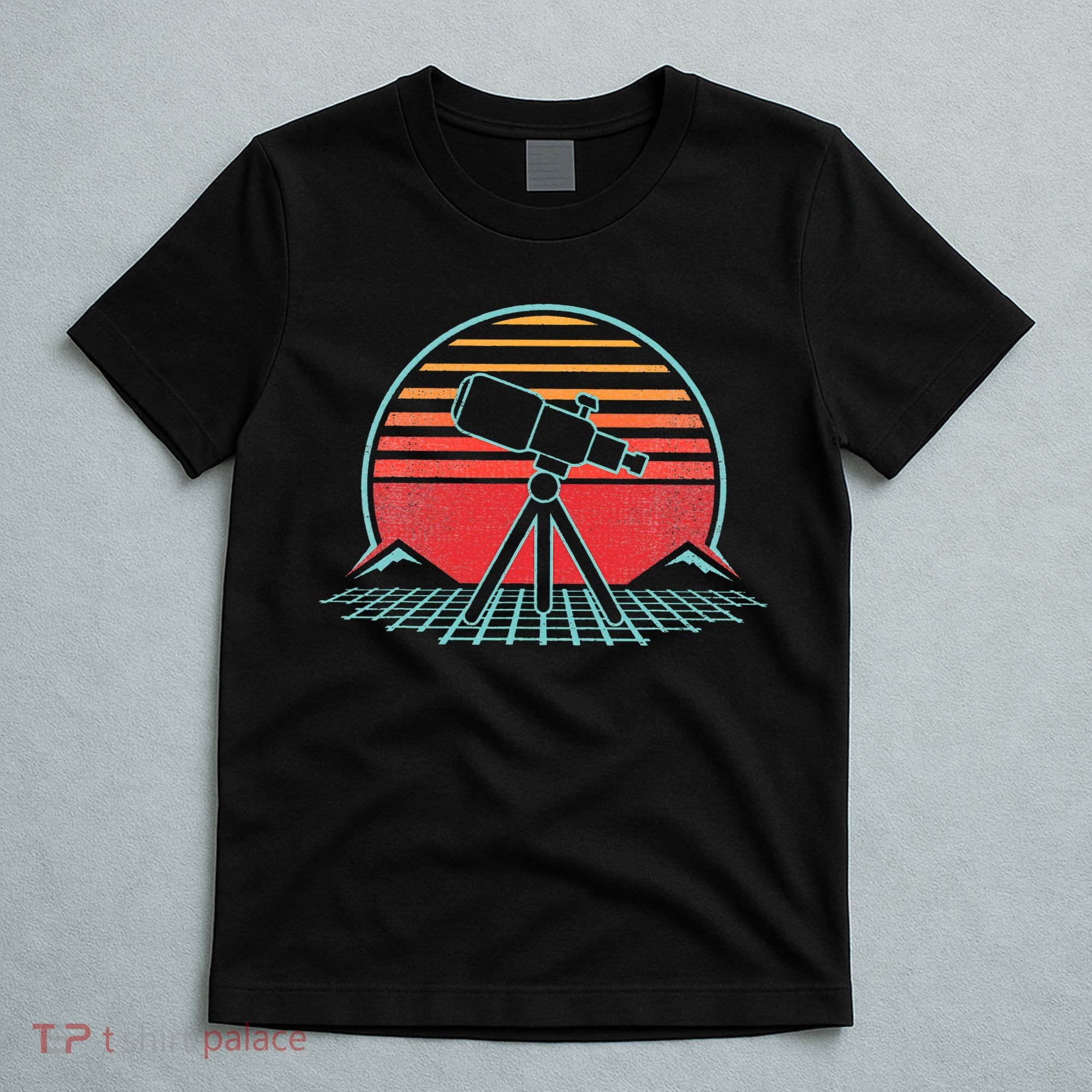 Astronomy Telescope Retro Space Science Vintage T-Shirt