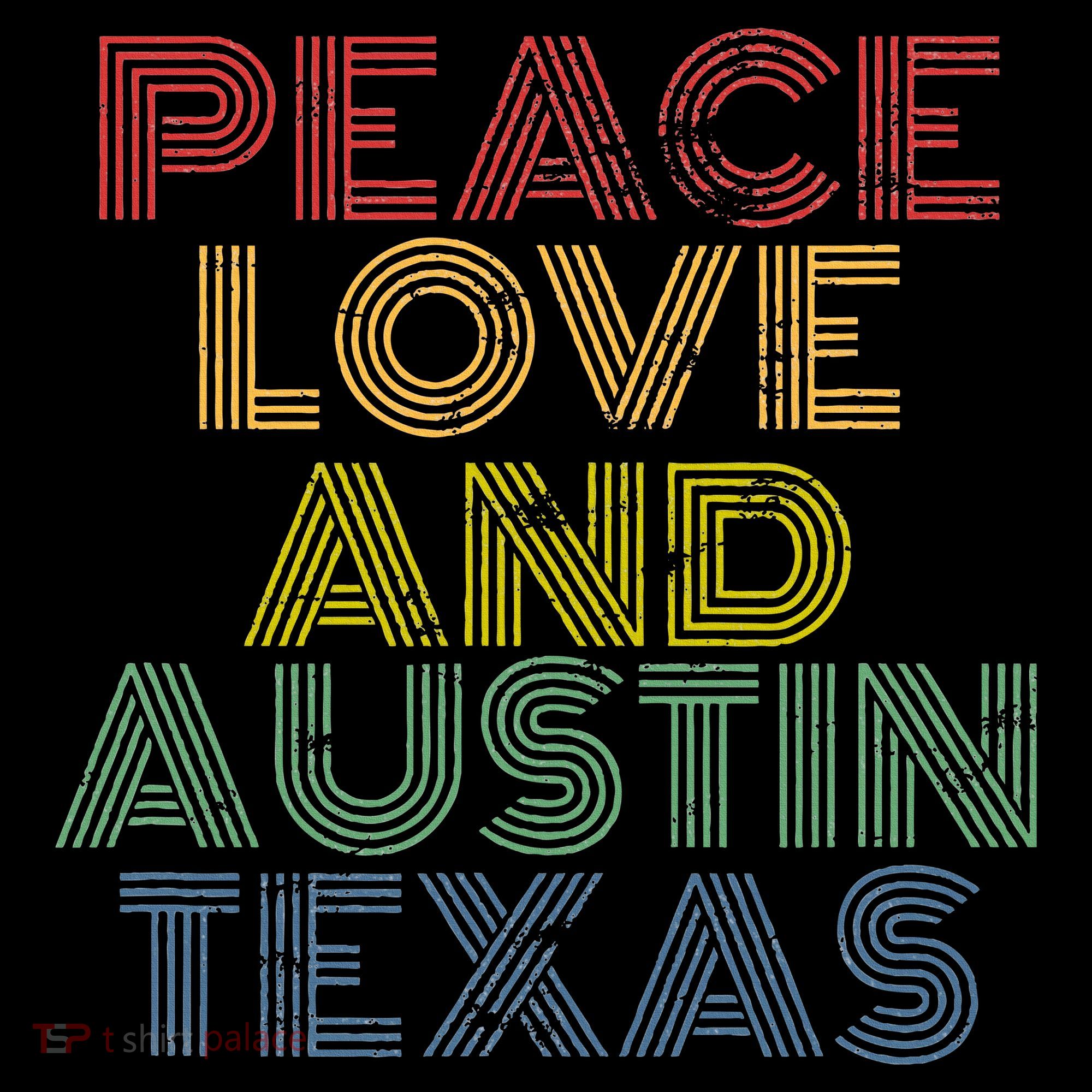 Austin Texas Retro Vintage T-Shirt