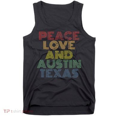Austin Texas Retro Vintage Tank Top