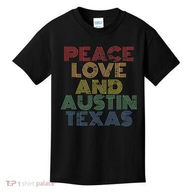 Austin Texas Retro Vintage Kids T-Shirt