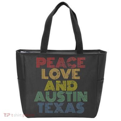 Austin Texas Retro Vintage Tote Bag