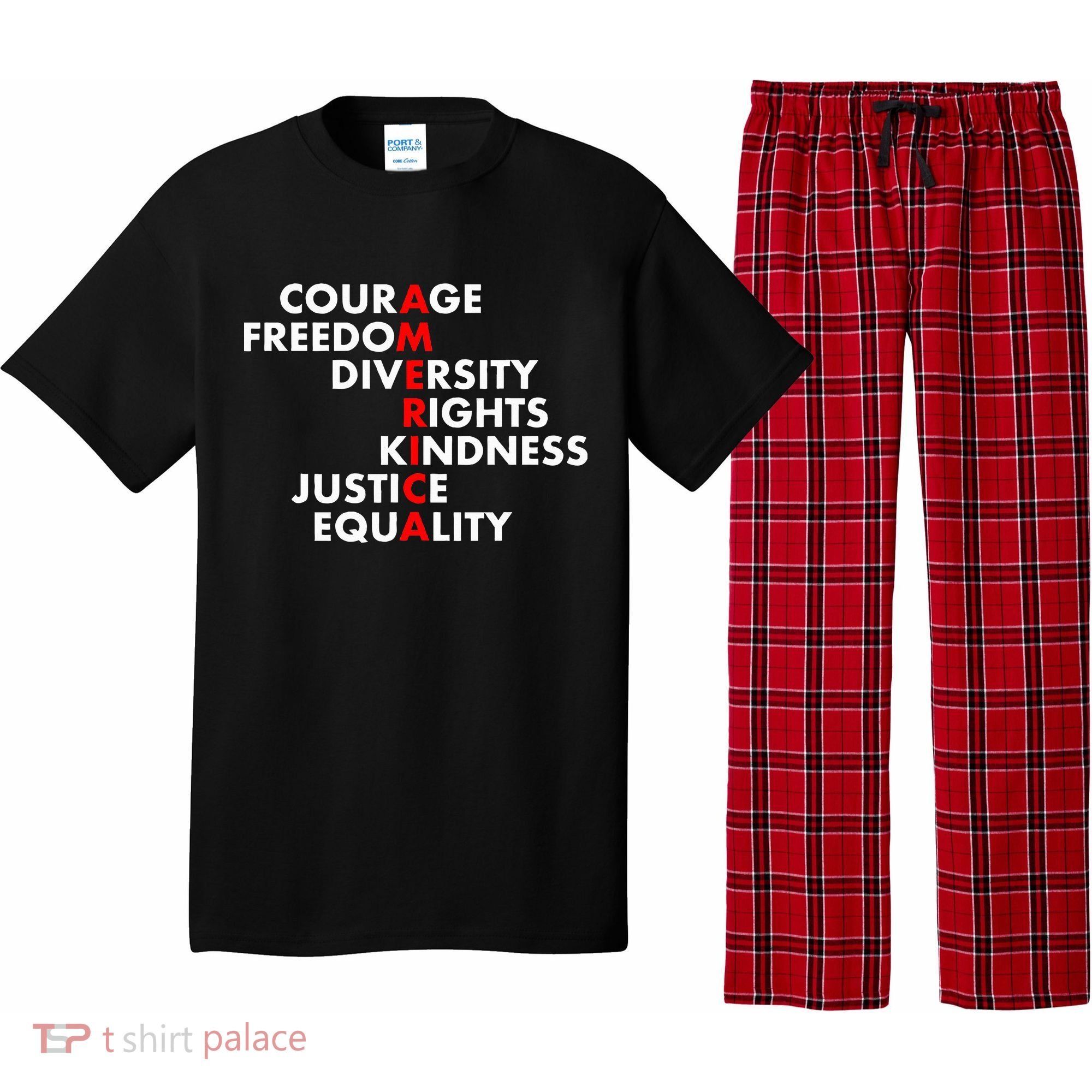 Anti Trump Resist Political Pajama Set