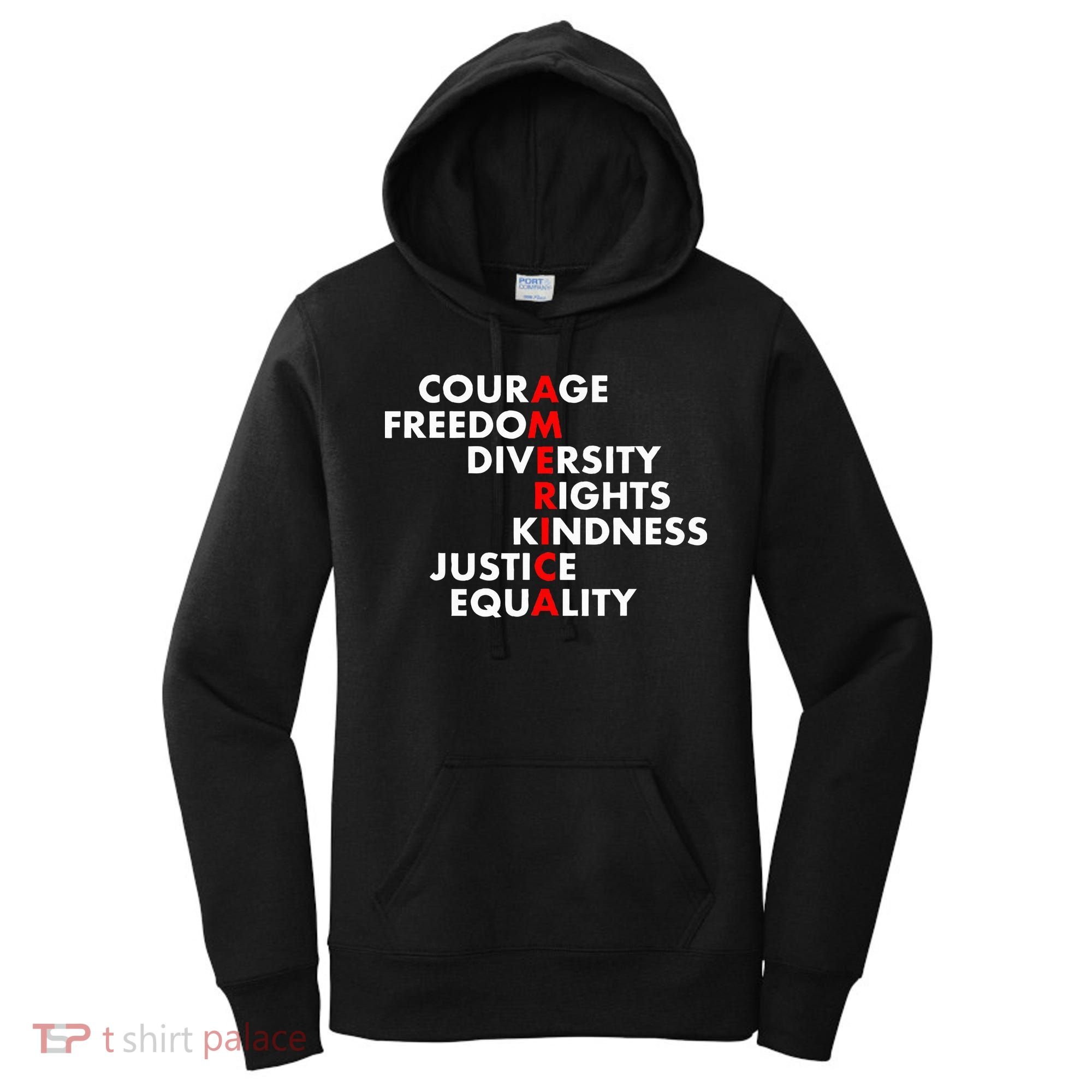 Anti Trump Resist Political Women's Hoodie