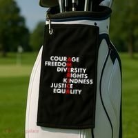 Anti Trump Resist Political Golf Towel thumb 2