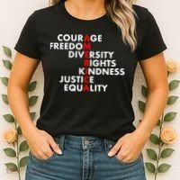 Anti Trump Resist Political Women's T-Shirt thumb 2