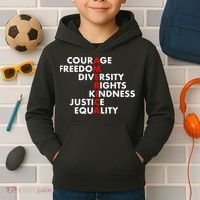 Anti Trump Resist Political Kids Hoodie thumb 2