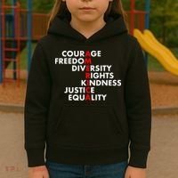 Anti Trump Resist Political Kids Hoodie thumb 3