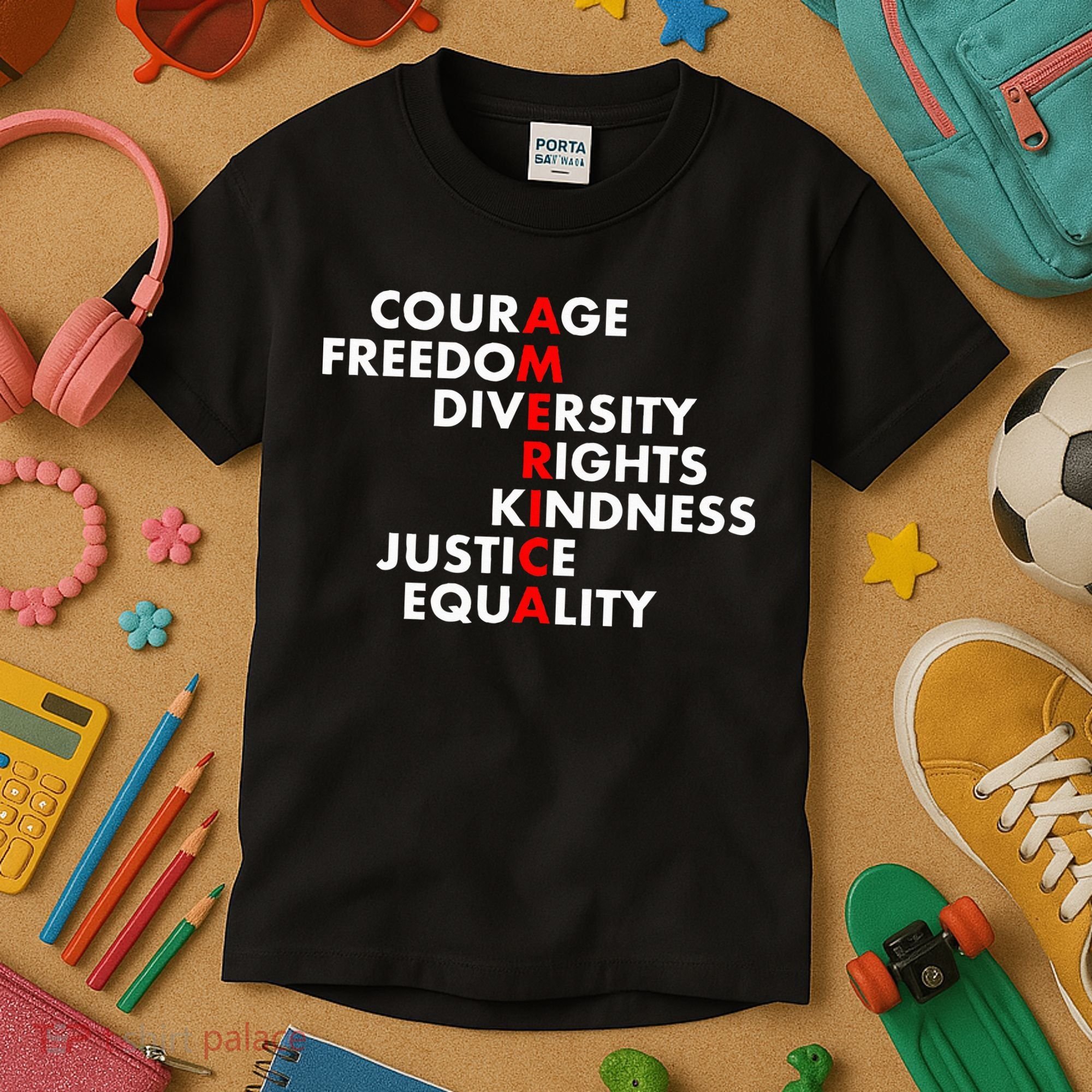 Anti Trump Resist Political Kids T-Shirt