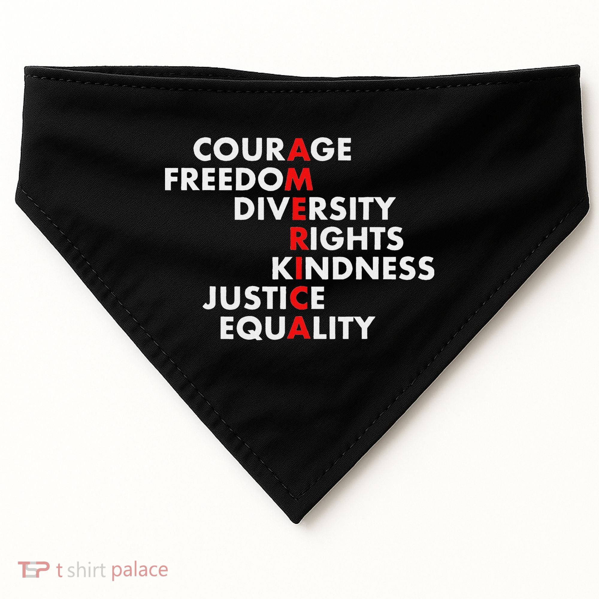 Anti Trump Resist Political USA-Made Doggie Bandana