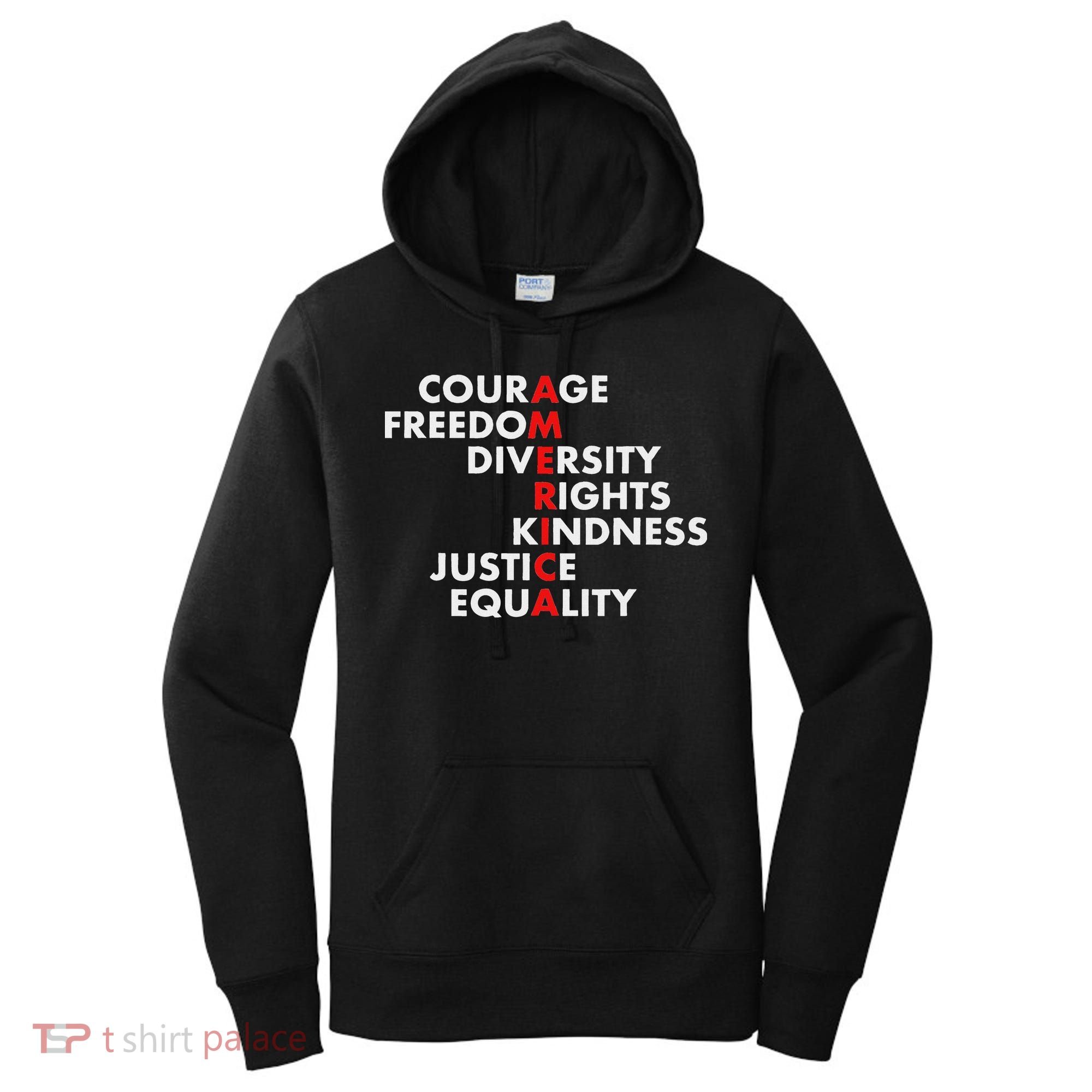 Anti Trump Resist Political Women's Hoodie