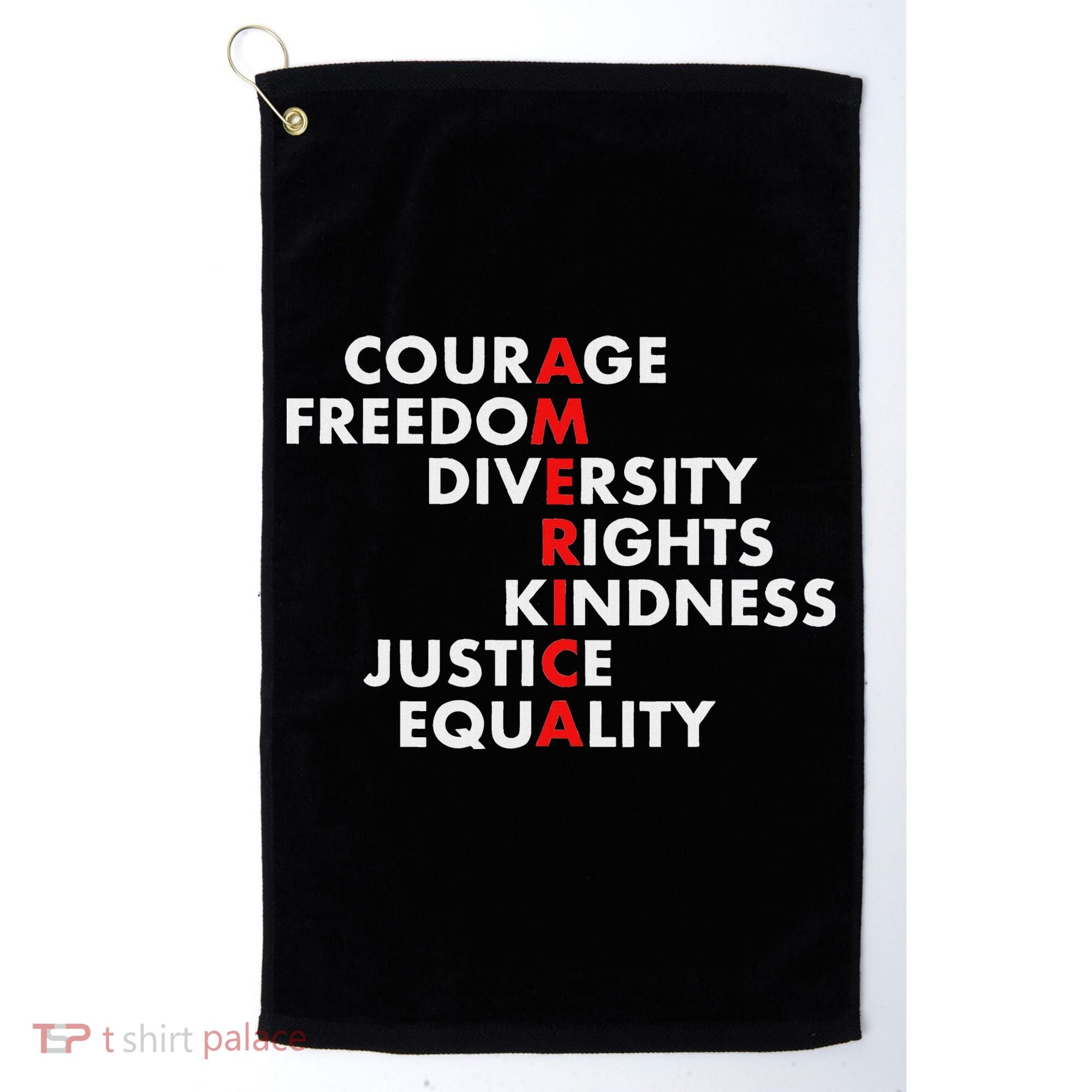 Anti Trump Resist Political Golf Towel