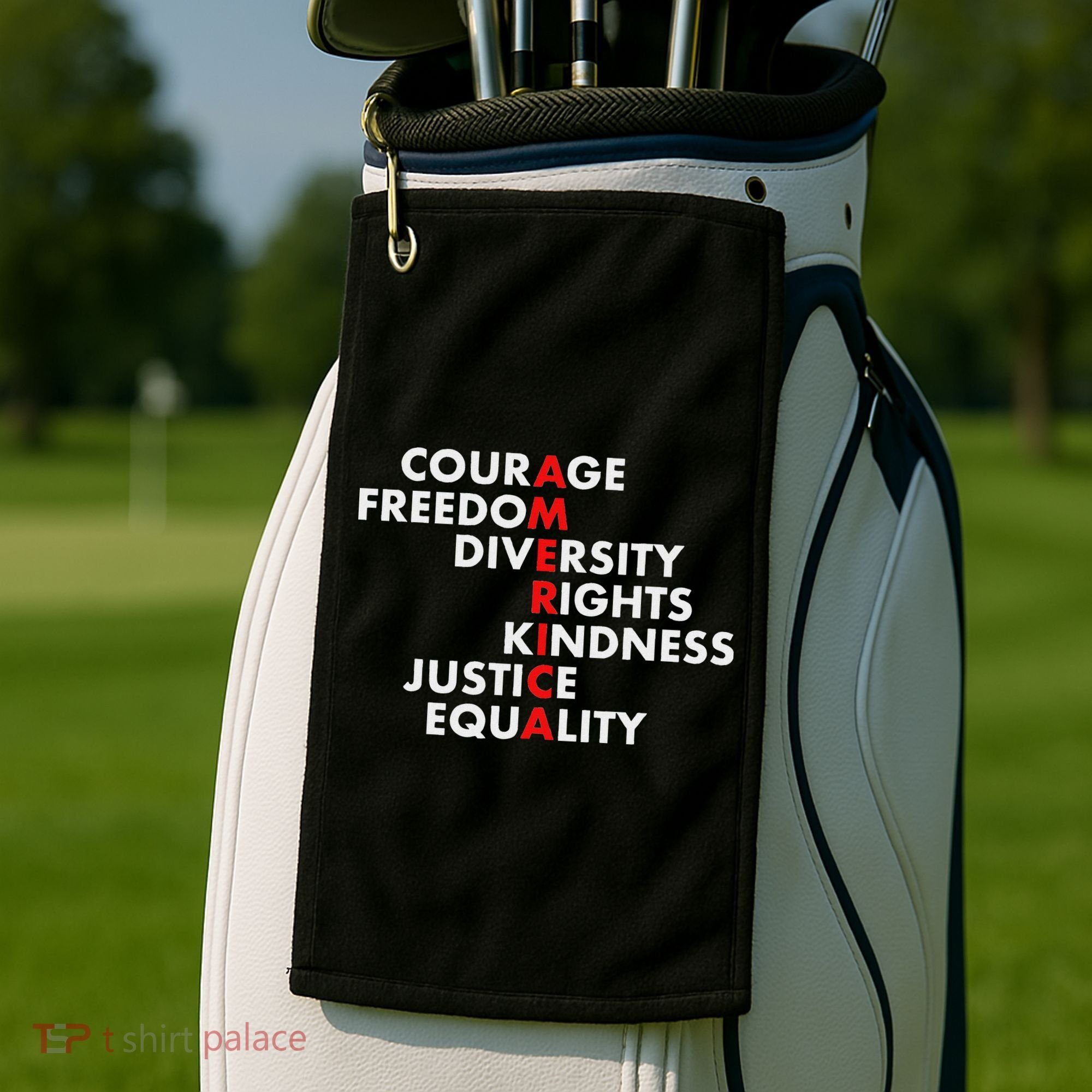 Anti Trump Resist Political Golf Towel