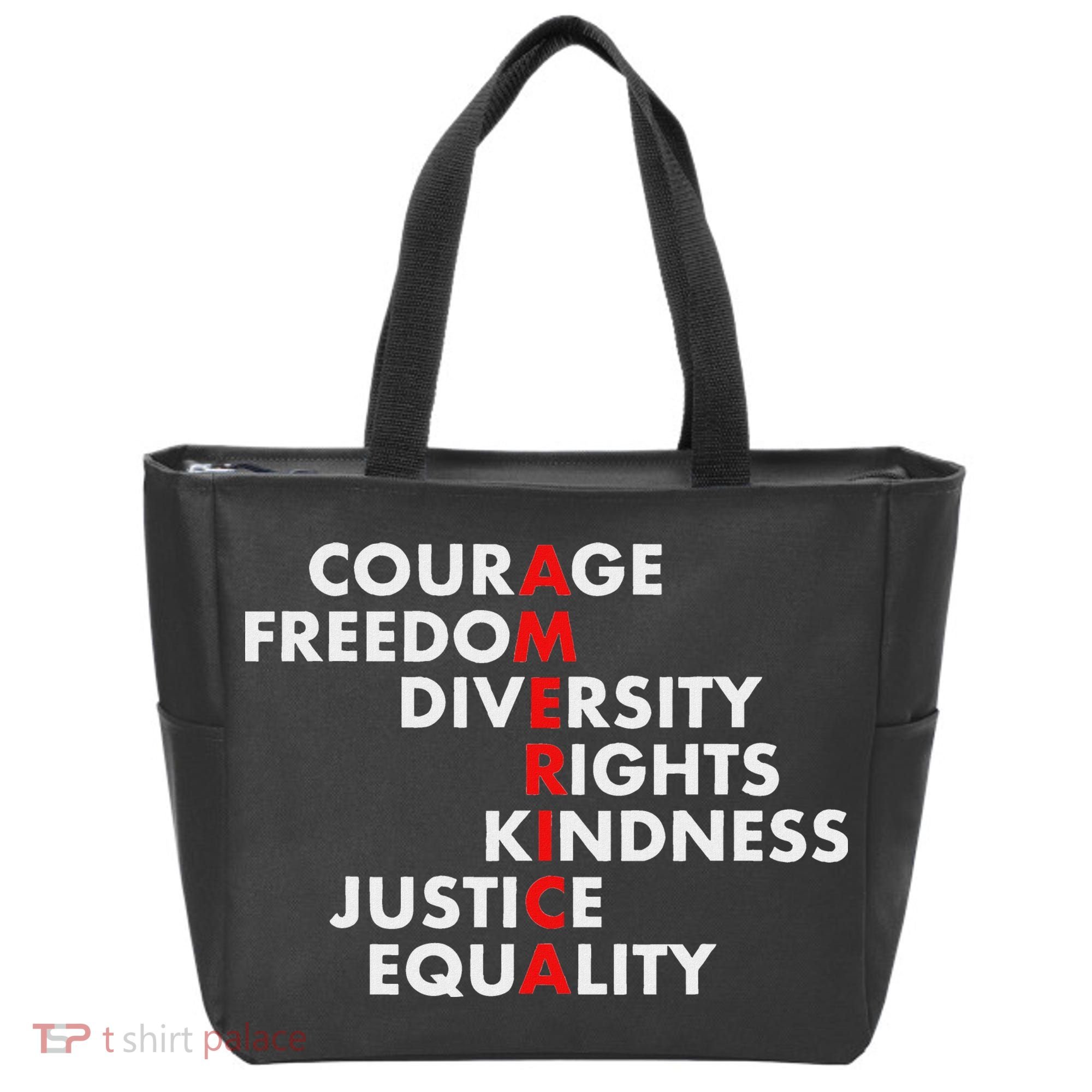 Anti Trump Resist Political Tote Bag