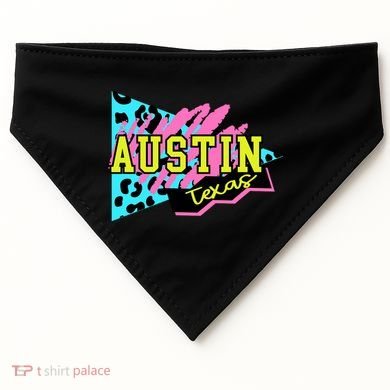 Austin Texas Retro 90s USA-Made Doggie Bandana