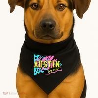Austin Texas Retro 90s USA-Made Doggie Bandana thumb 1