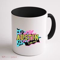 Austin Texas Retro 90s Coffee Mug thumb 1