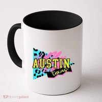Austin Texas Retro 90s Coffee Mug thumb 0