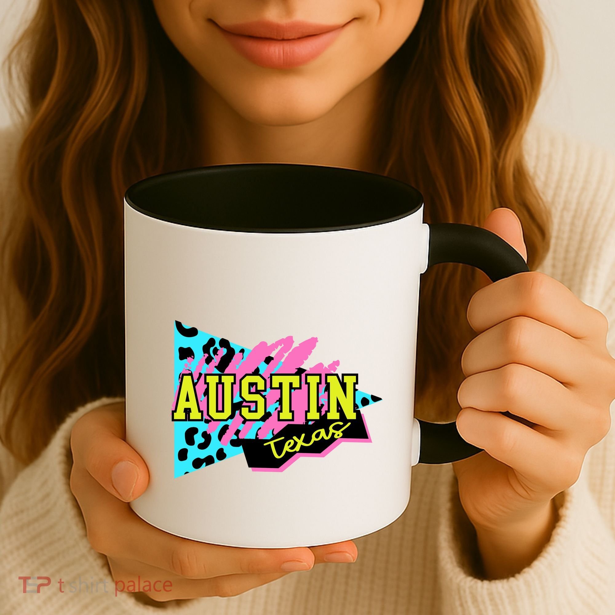 Austin Texas Retro 90s Coffee Mug