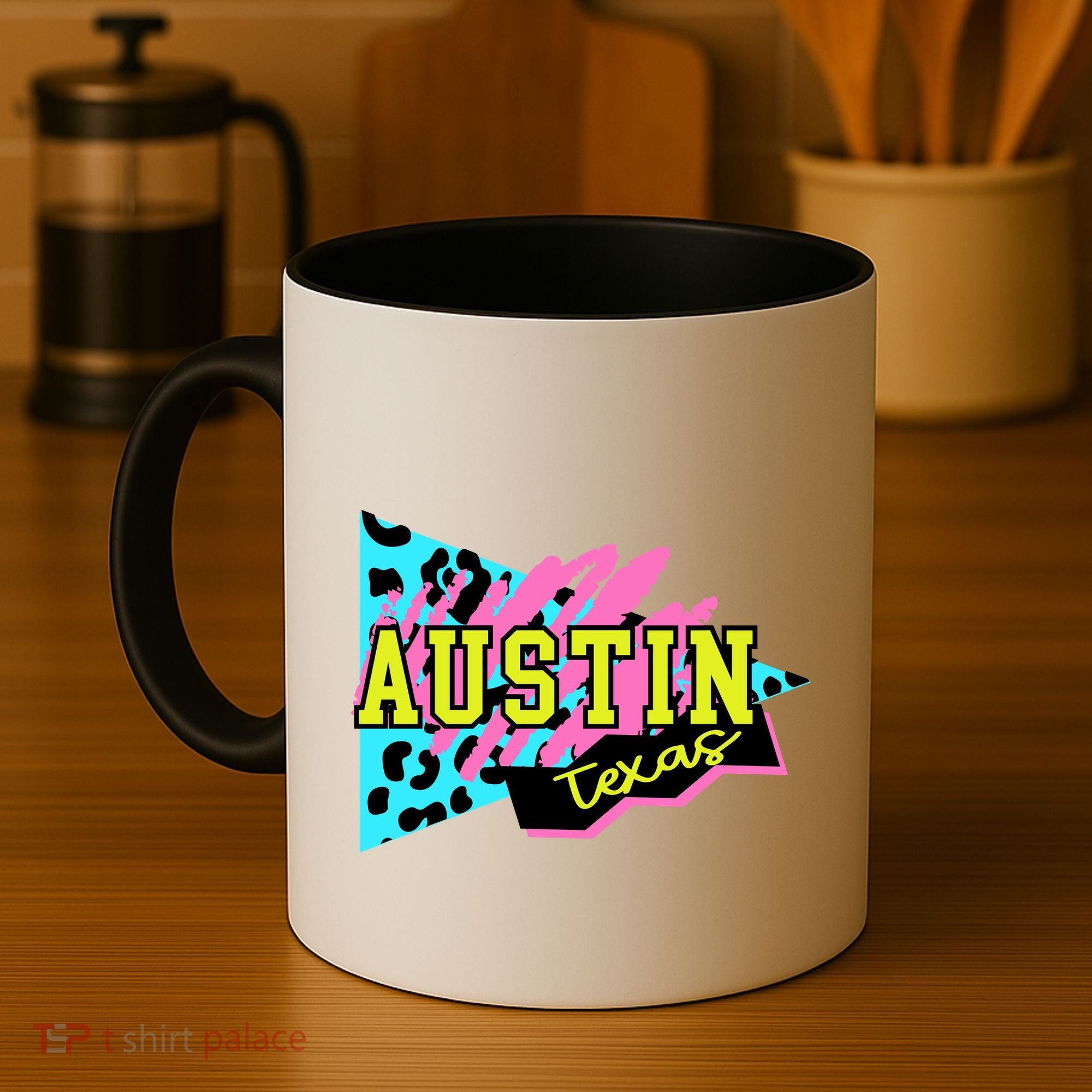 Austin Texas Retro 90s Coffee Mug