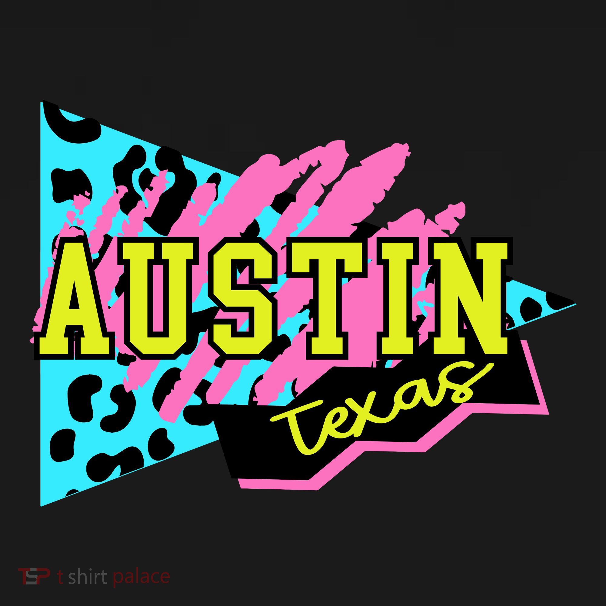 Austin Texas Retro 90s Polo
