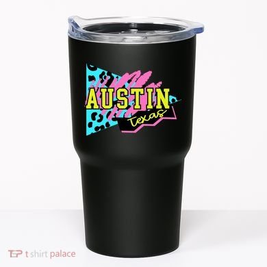 Austin Texas Retro 90s Tumbler